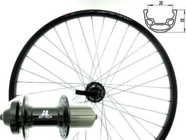 KOŁO 29″ T OBR.STOŻ ALU CZ P ALU. HT QR KASETA JOYTECH CZ JY-D762