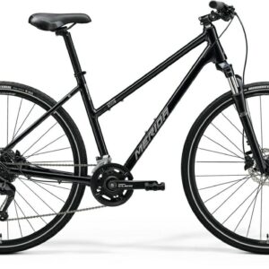 ROWER MERIDA CROSSWAY 100 L 51 CM GLOSSY BLACK (MATT SILVER) 2025 M