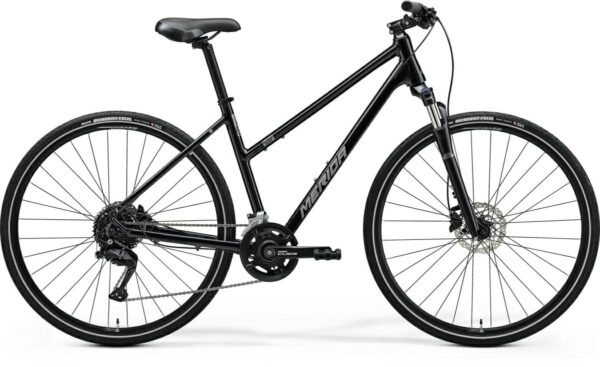 ROWER MERIDA CROSSWAY 100 L 51 CM GLOSSY BLACK (MATT SILVER) 2025 M