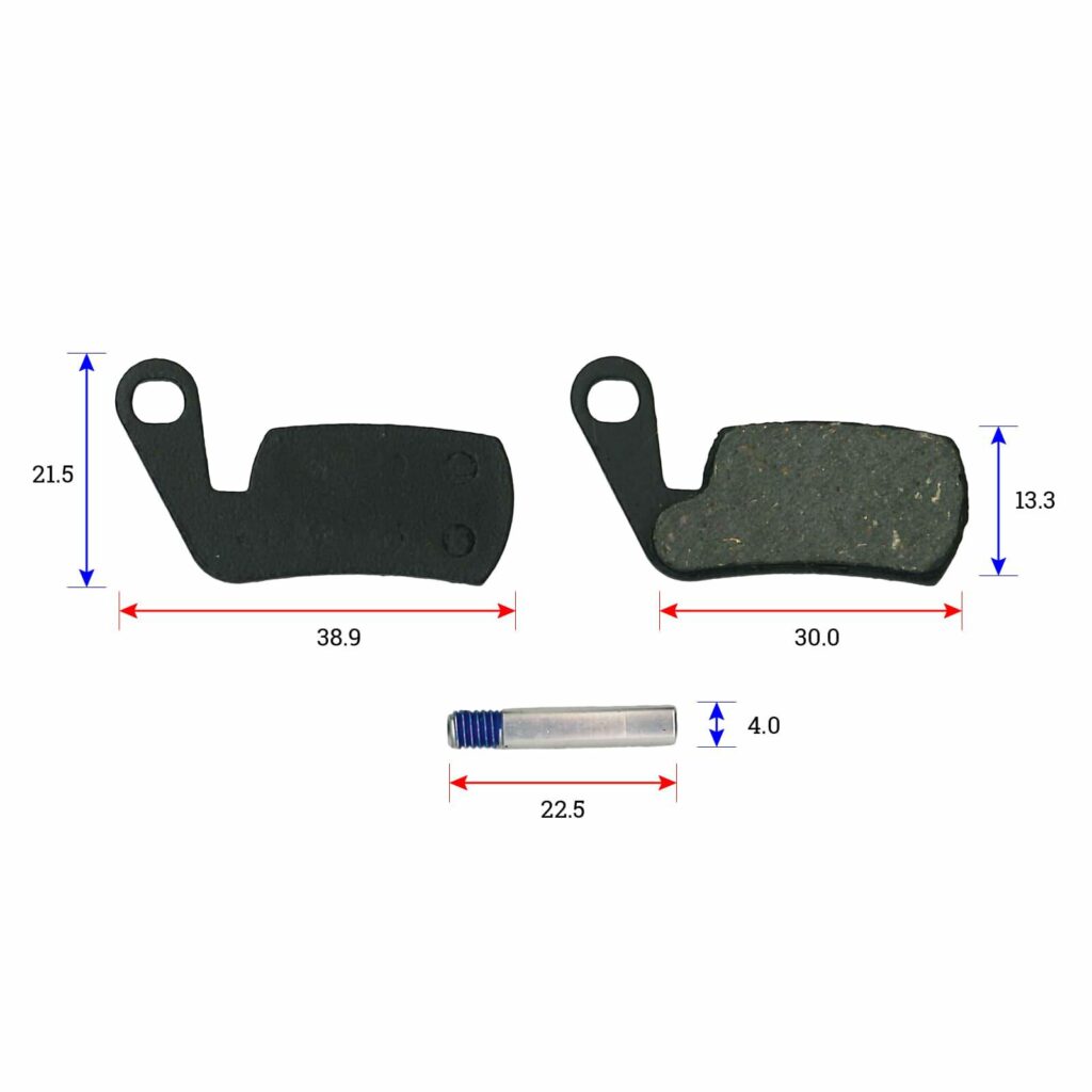 OKŁADZINY HAMULCA TARCZOWEGO BARADINE DS-19 S