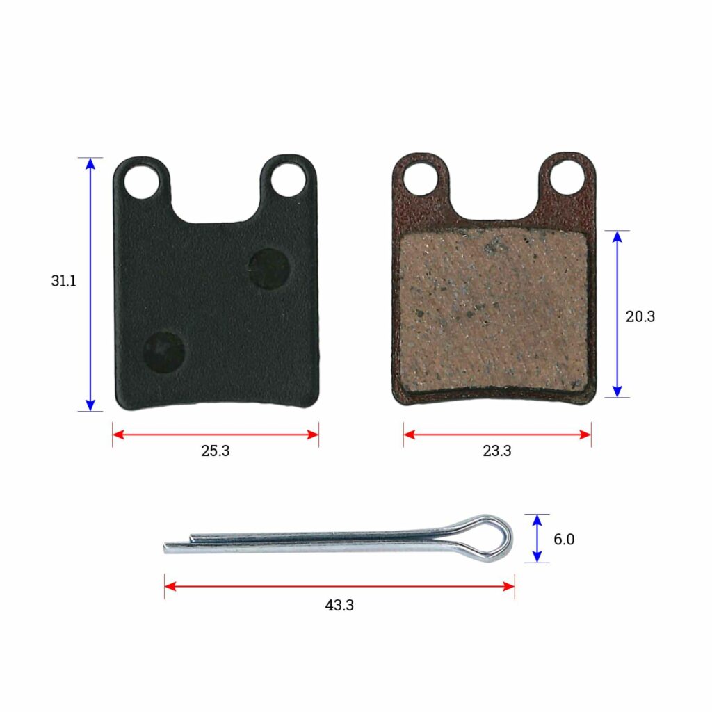 OKŁADZINY HAMULCOWE BARADINE DS-05