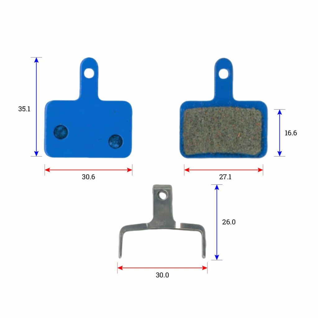 OKŁADZINY HAMULCOWE BARADINE DS-10 EBIKE