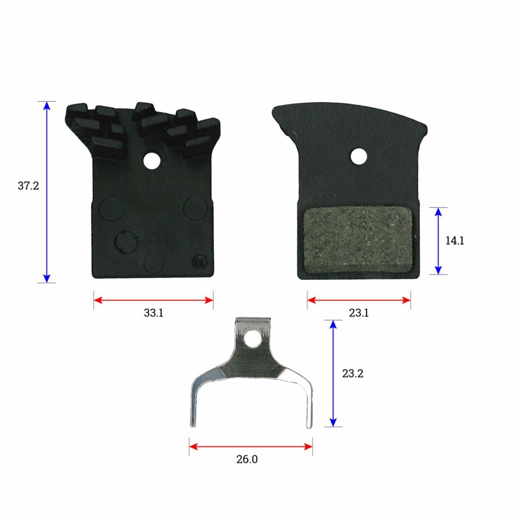 OKŁADZINY HAMULCOWE BARADINE DS-63F