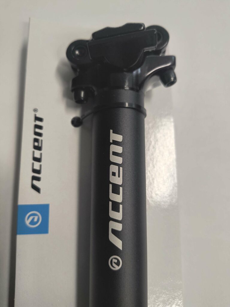 WSPORNIK SIODŁA ACCENT FIR SP-428 27.2MM/350MM CZARNY PIASKOWANY