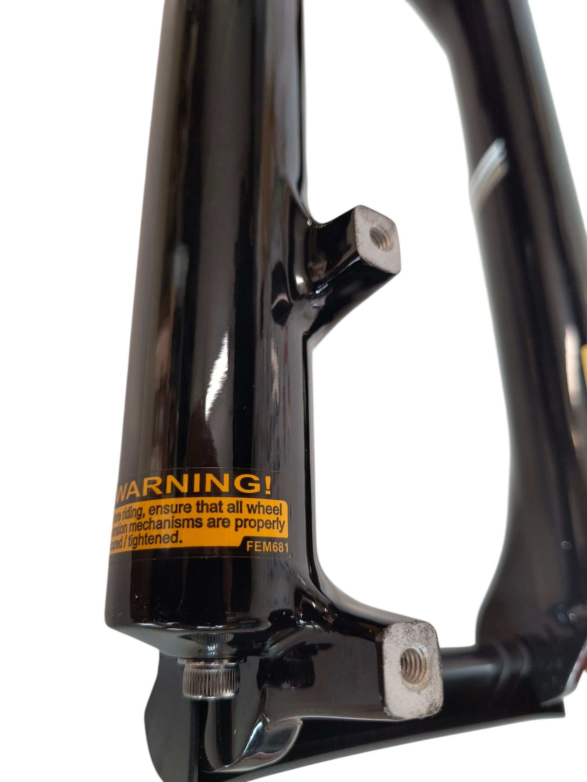 WIDELEC 26″ AMORT.SUN. XCR-RLR Skok 1000mm. Oś 9mm. Blok na kierownicy AHEAD/SP