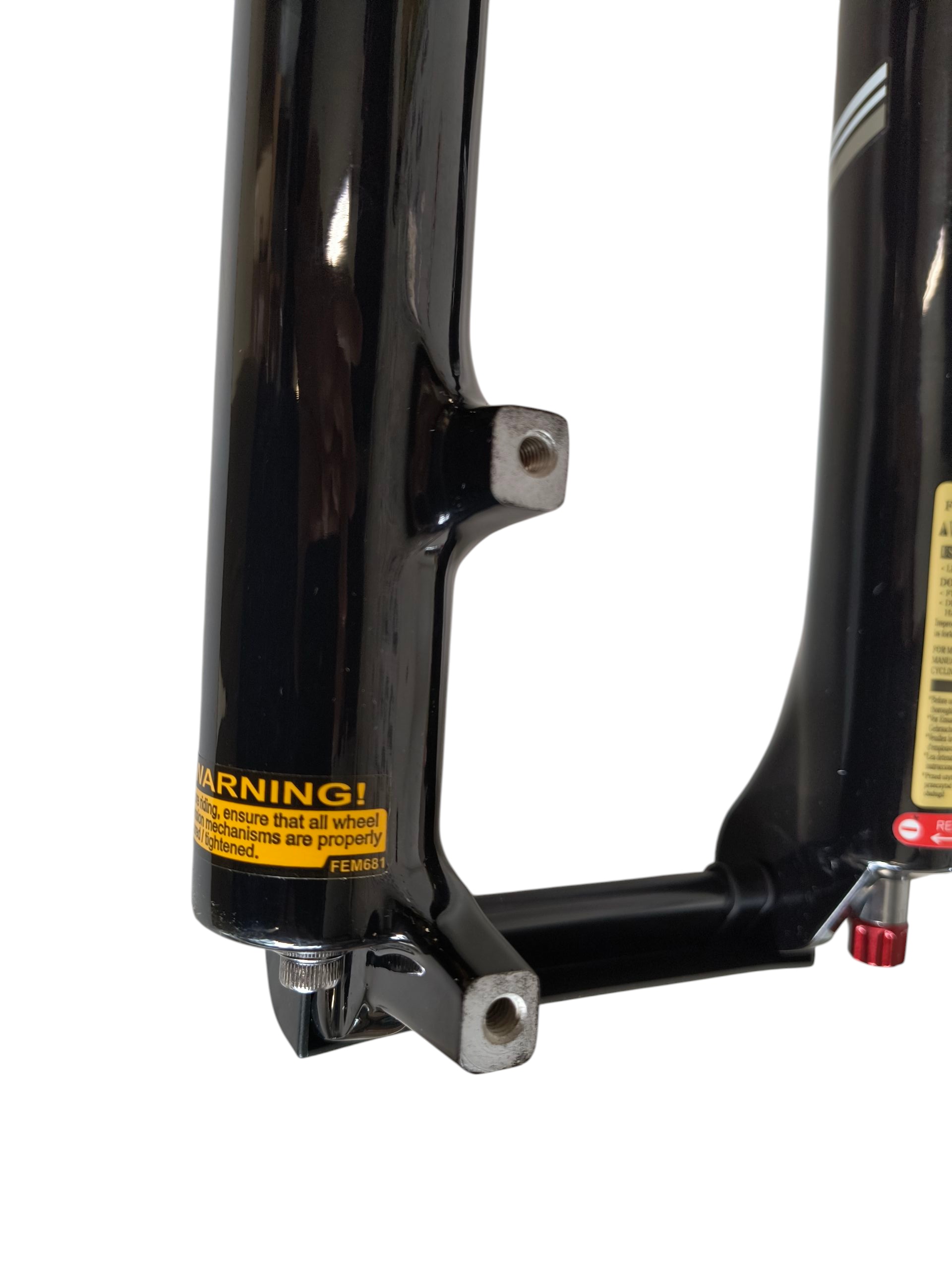 WIDELEC 26″ AMORT.SUN. XCR-RLR Skok 1000mm. Oś 9mm. Blok na kierownicy AHEAD/SP