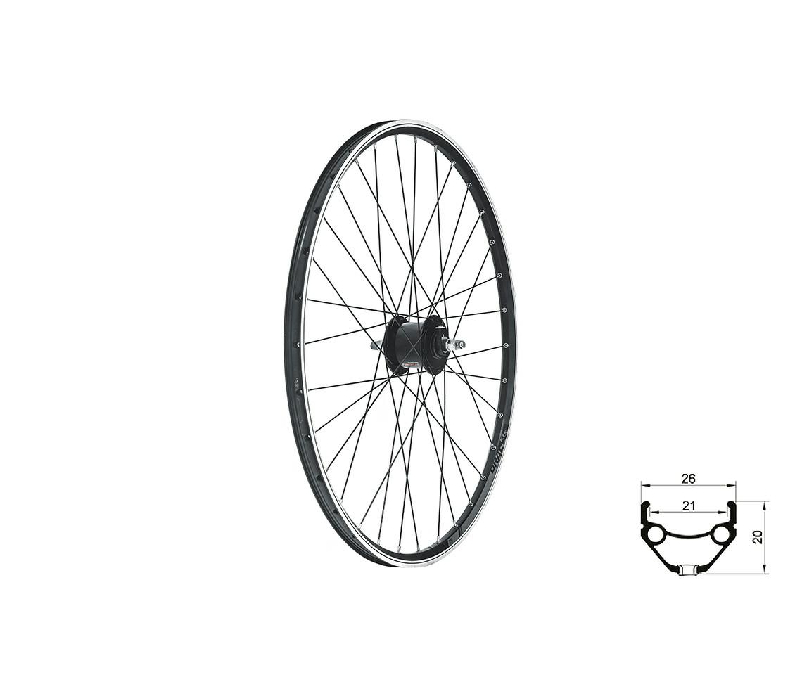 KOŁO KLS 28/29″ DRAFT DYNAMO V-BRAKE BLACK