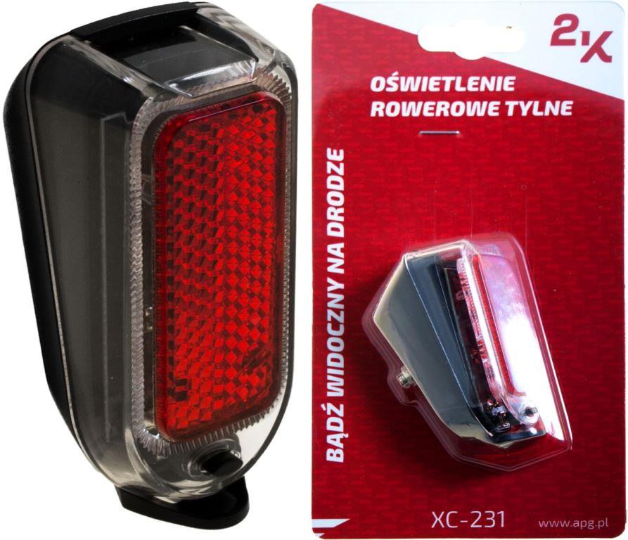 LAMPKA TYLNA NA BŁOTNIK 2K XC-231R