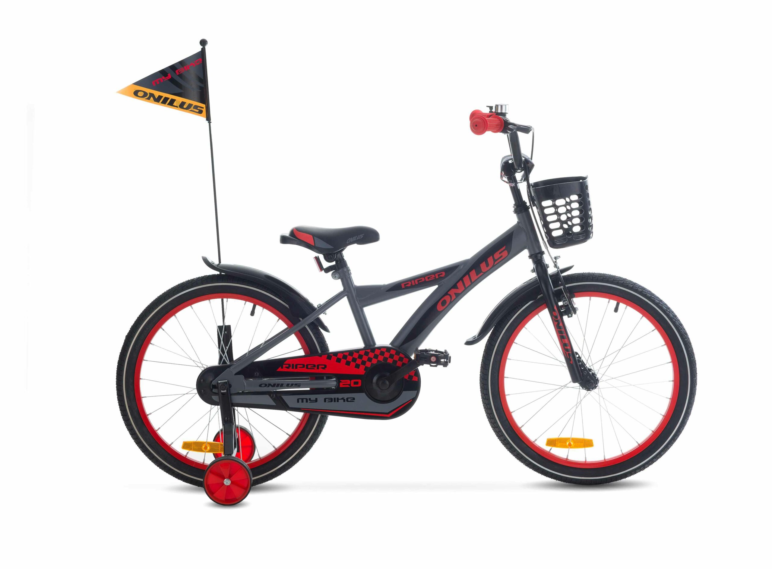 ROWER ONILUS 20″ RIPER BOY – szaro-czerwony