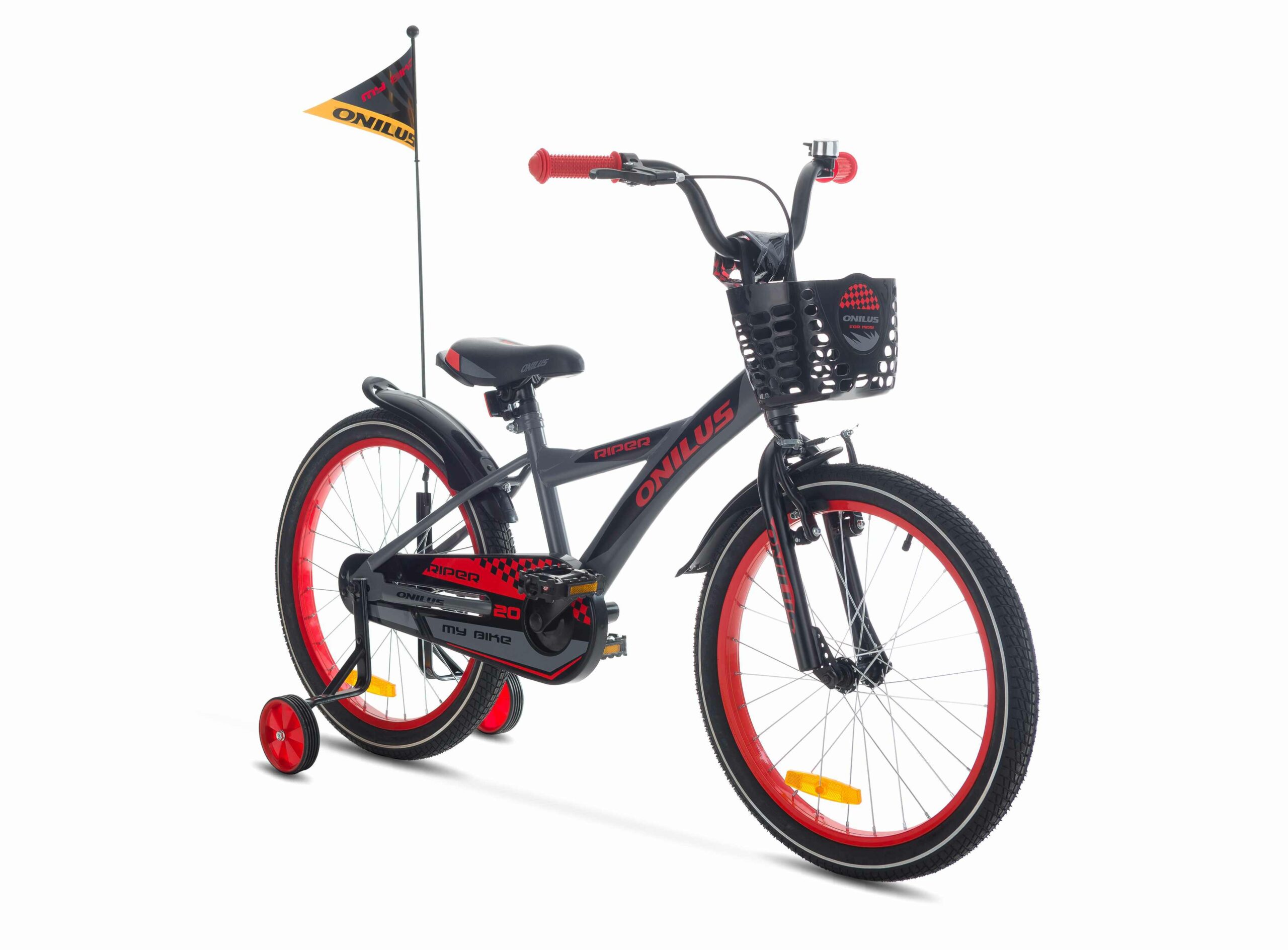 ROWER ONILUS 20″ RIPER BOY – szaro-czerwony