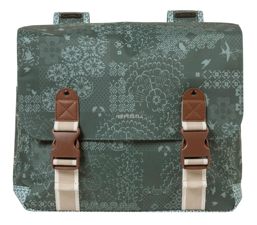 SAKWA NA BAGAŻNIK BASIL BOHEME DOUBLE PANNIER BAG 35L – zielony