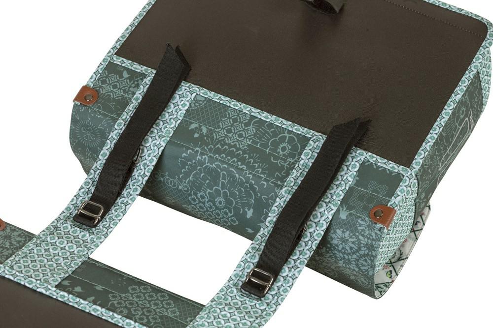 SAKWA NA BAGAŻNIK BASIL BOHEME DOUBLE PANNIER BAG 35L – zielony