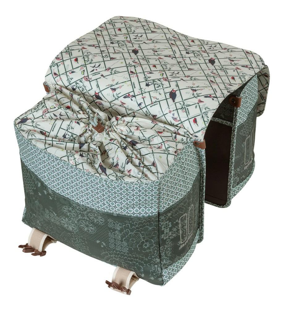 SAKWA NA BAGAŻNIK BASIL BOHEME DOUBLE PANNIER BAG 35L – zielony