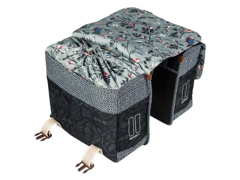 SAKWA NA BAGAŻNIK BASIL OHEME DOUBLE BAG – charcoal