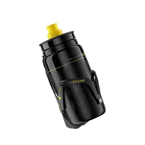 BIDON ELITE Z KOSZYKIEM MAILLOT JAUNE 550ML