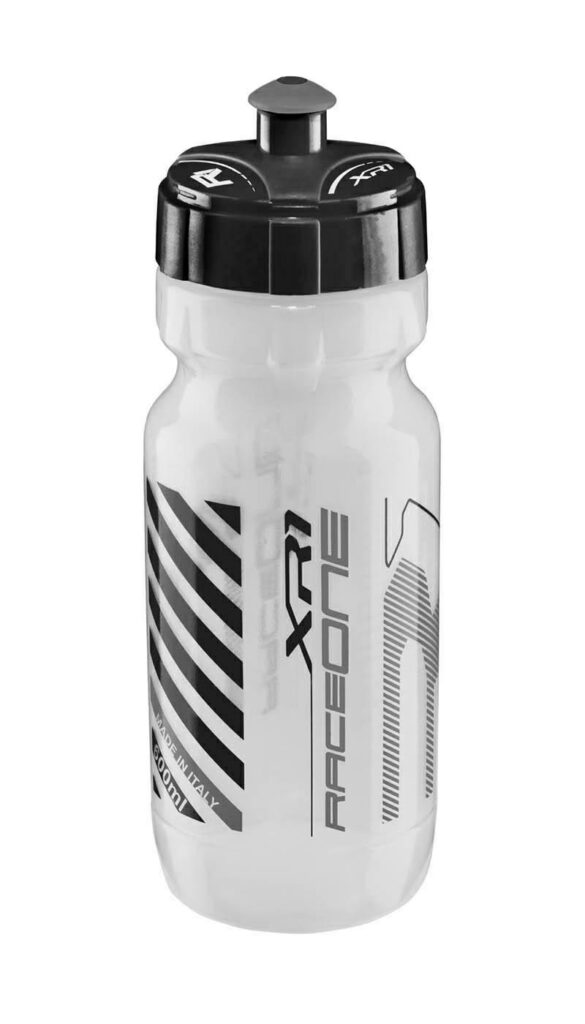 BIDON RACEONE 600ML SILVER TRANSPARENT