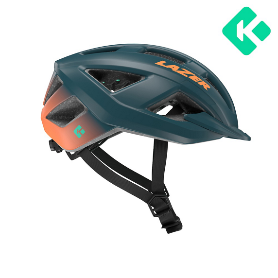 KASK LAZER CERRO KINETICCORE – niebiesko-pomarańczowy, 55-59 cm