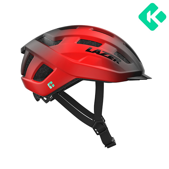 KASK LAZER CODAX KINETICCORE – czerwono-czarny, 54-61 cm