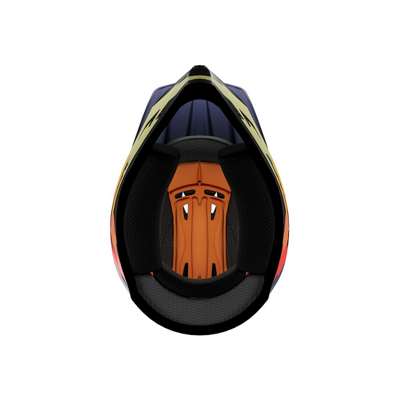 KASK LAZER PHOENIX – niebiesko-czerwono-żółty, M (56-58 cm)