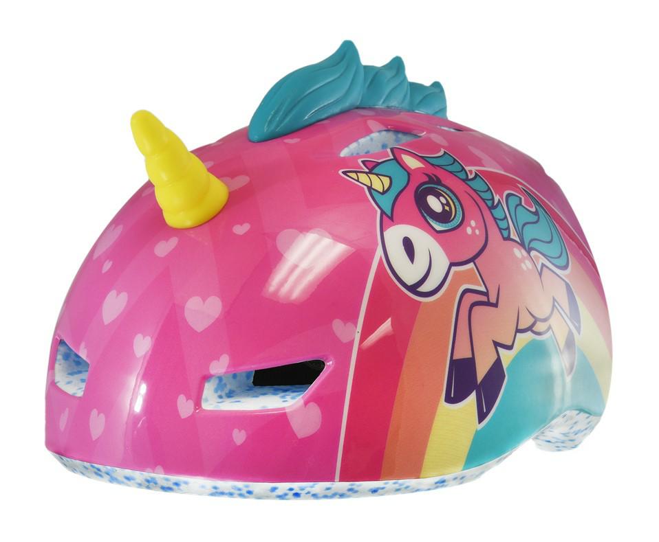 KASK RASKULL – multikolor różowy, S (50-54 cm)