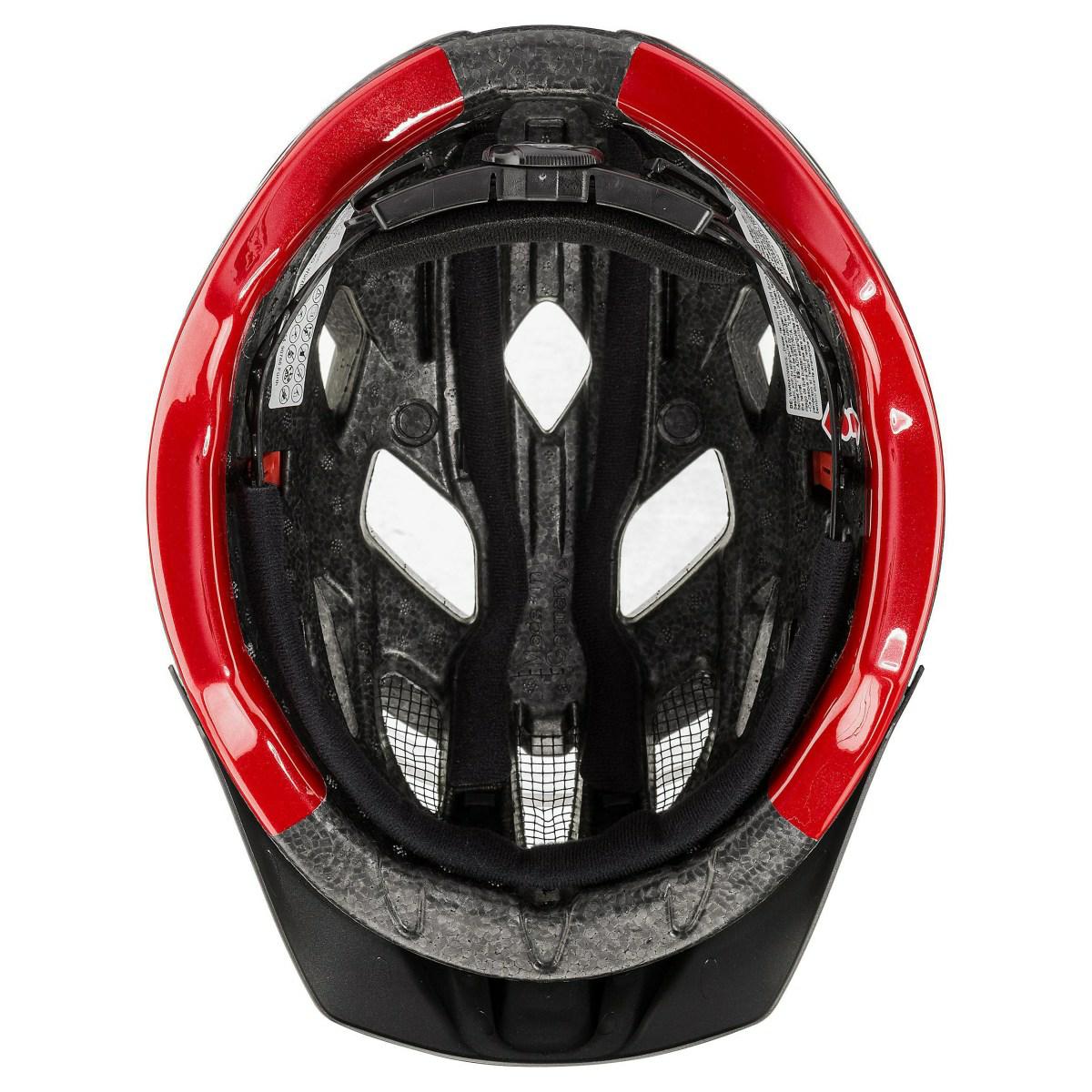 KASK UVEX ACTIVE – anthracite red, 52-57 cm