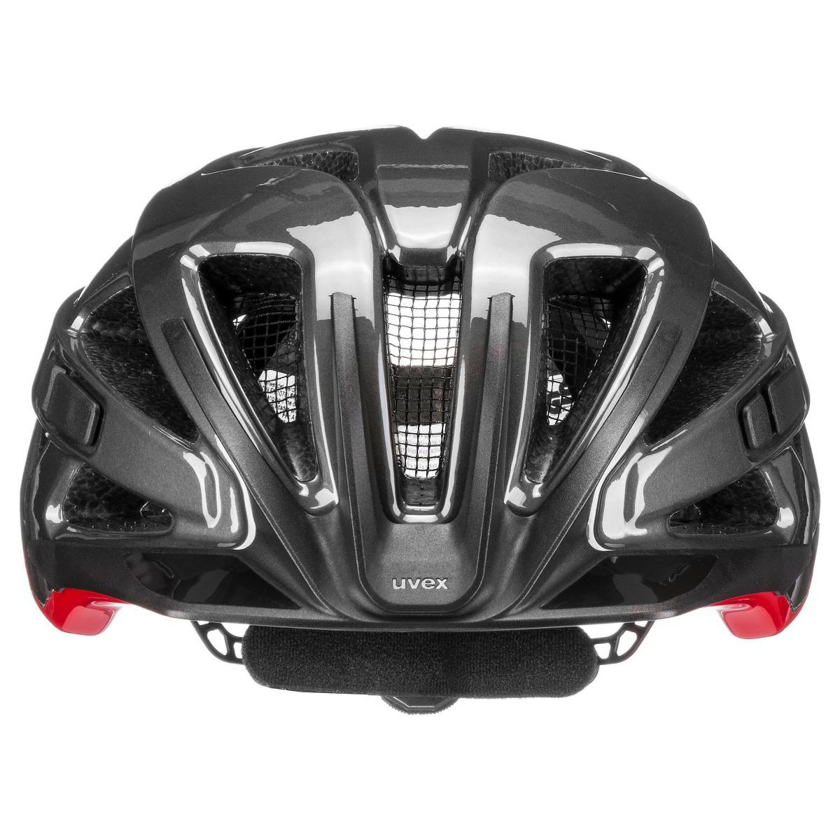 KASK UVEX ACTIVE – anthracite red, 52-57 cm