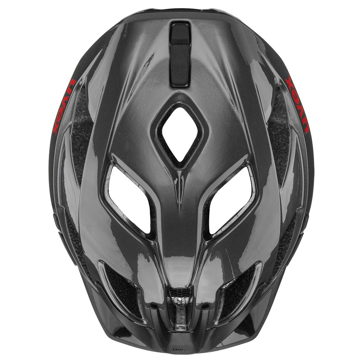 KASK UVEX ACTIVE – anthracite red, 52-57 cm