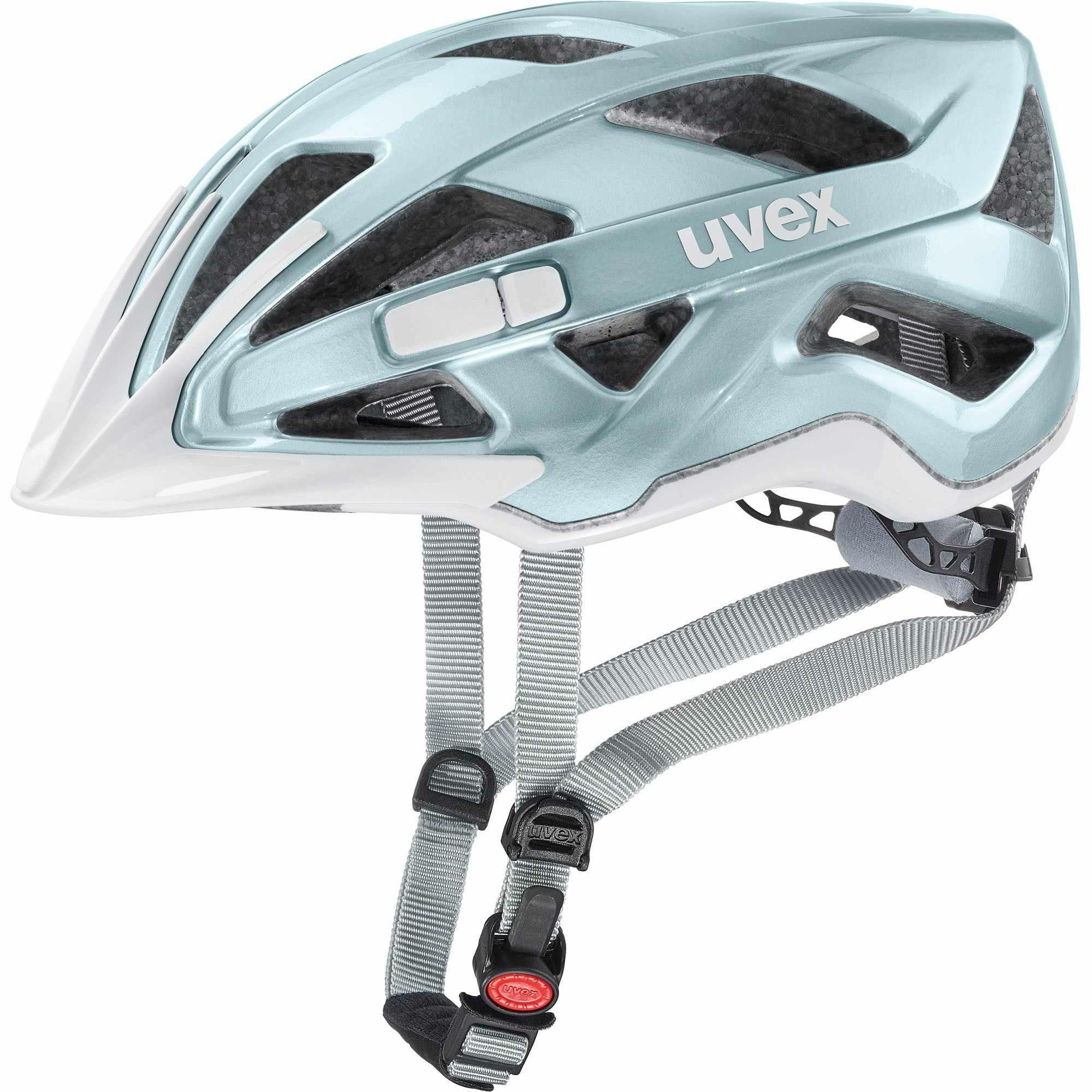 KASK UVEX ACTIVE – aqua white, 56-60 cm