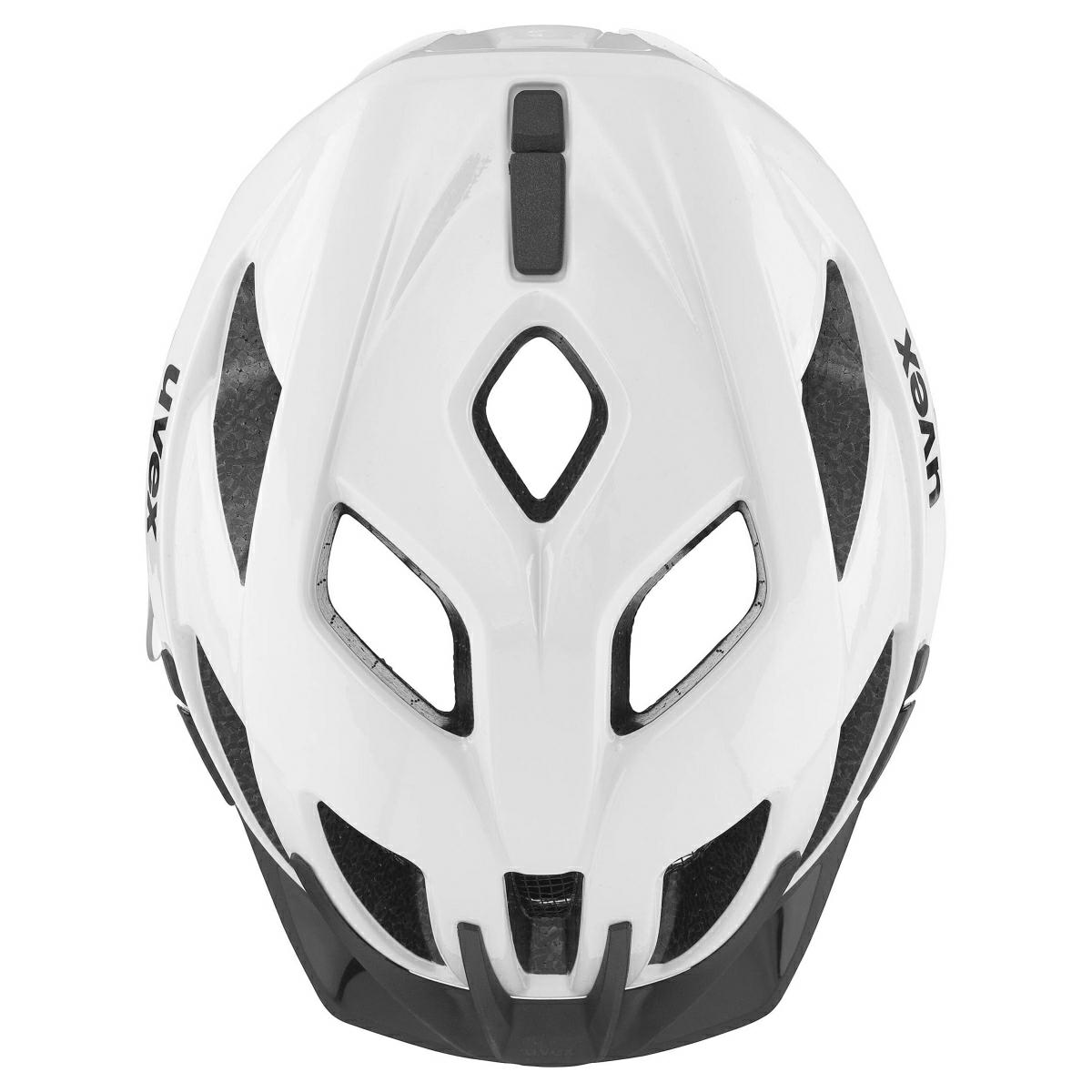 KASK UVEX ACTIVE – biało-czarny, 52-57 cm