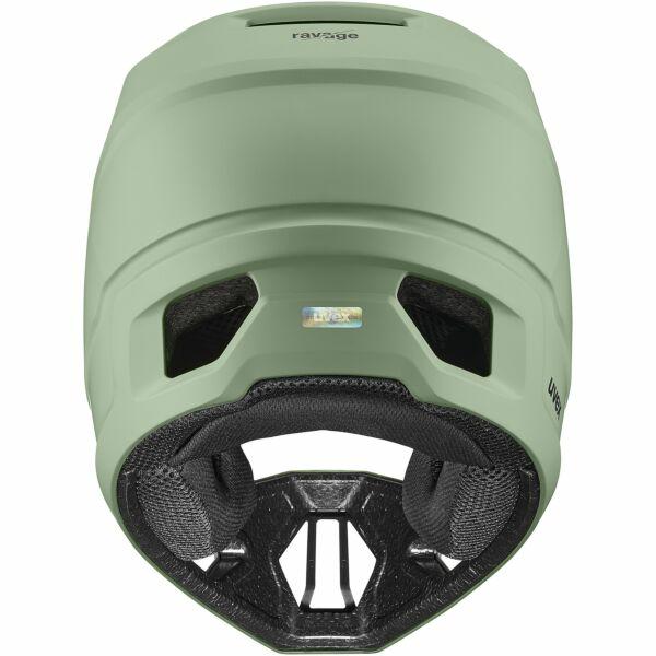 KASK UVEX RAVAGE – zielony, 56-59 cm
