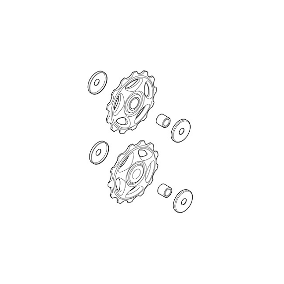 KÓŁKA PRZERZUTKI SHIMANO RD-M410