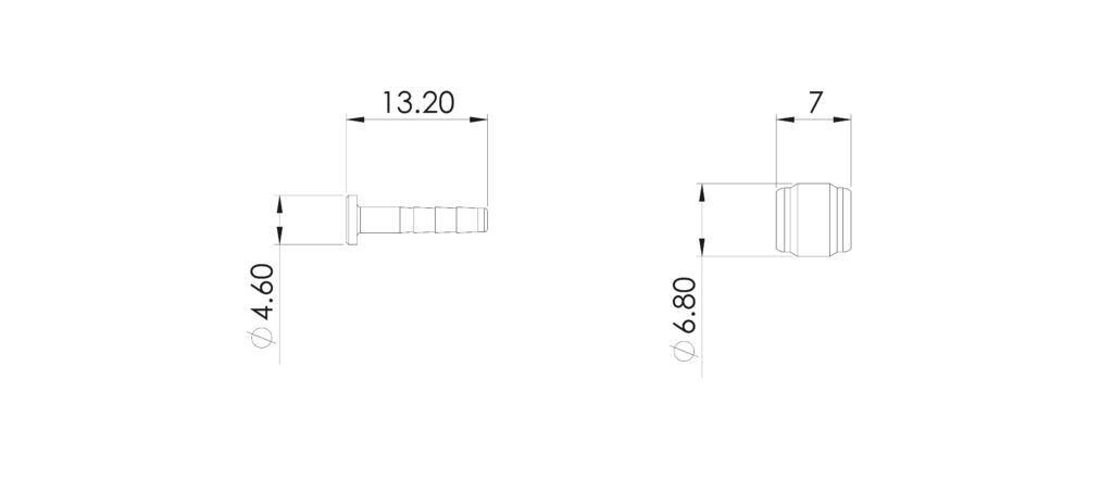 KOŃCÓWKI PRZEWODU HYDRAULICZNEGO BARADINE BM4-03+68