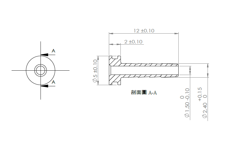 KOŃCÓWKI PRZEWODU HYDRAULICZNEGO BARADINE HP-F-01