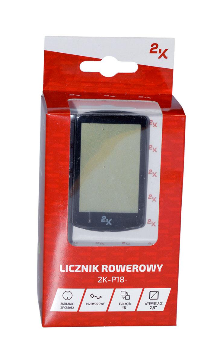 LICZNIK ROWEROWY 2K-P18