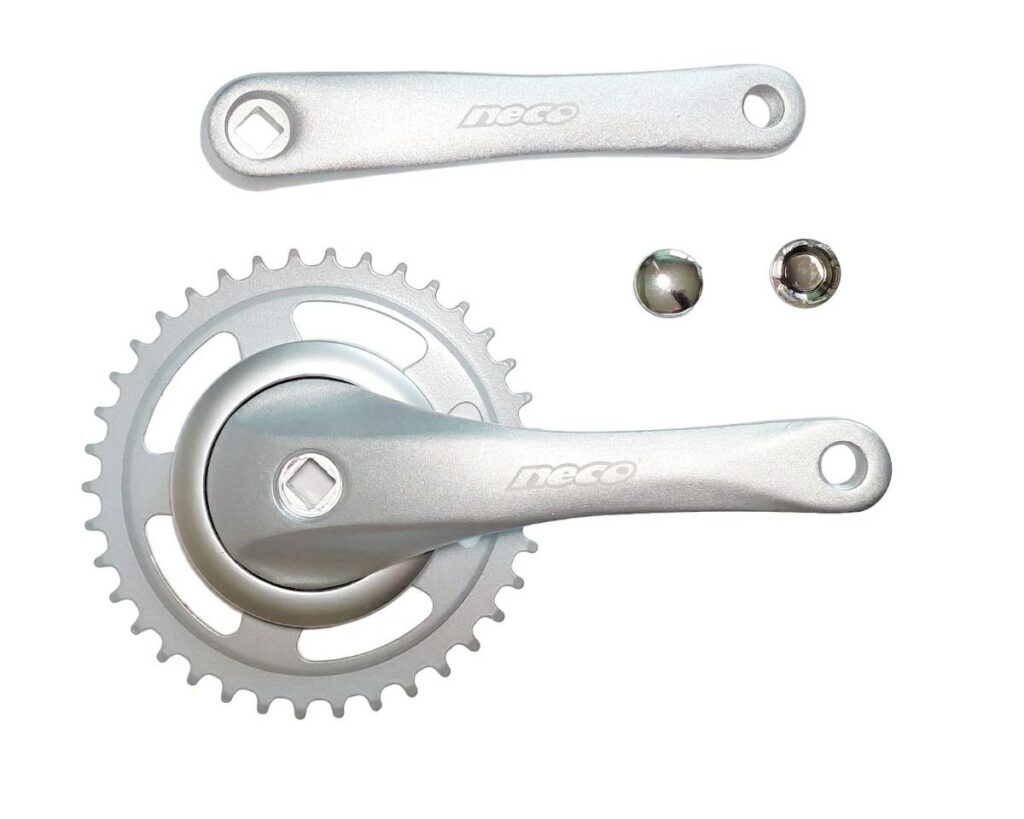 MECHANIZM KORBOWY NECO NSA-1004 SV 38T ALU 1-RZĘDOWA 170mm 3/32"