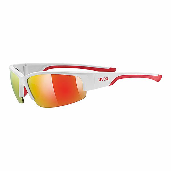 OKULARY UVEX SPORTSTYLE 215 – biały mat-czerwony