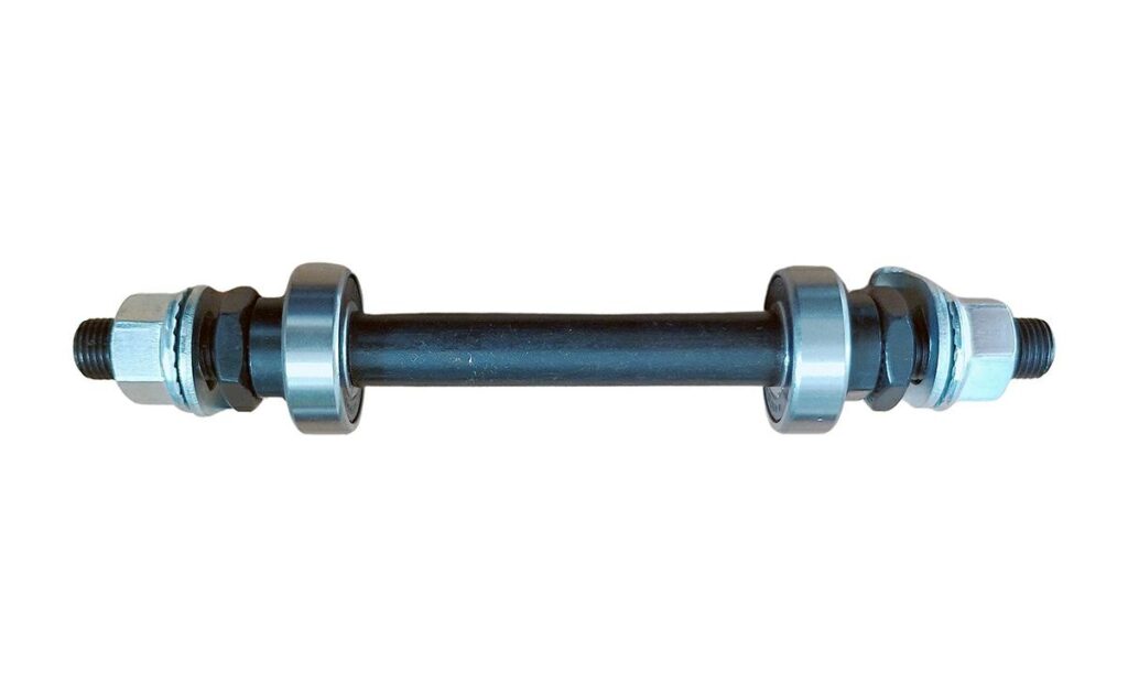 OŚ KOŁA PRZÓD MTB - ŁOŻYSKA MASZYNOWE 10x145mm