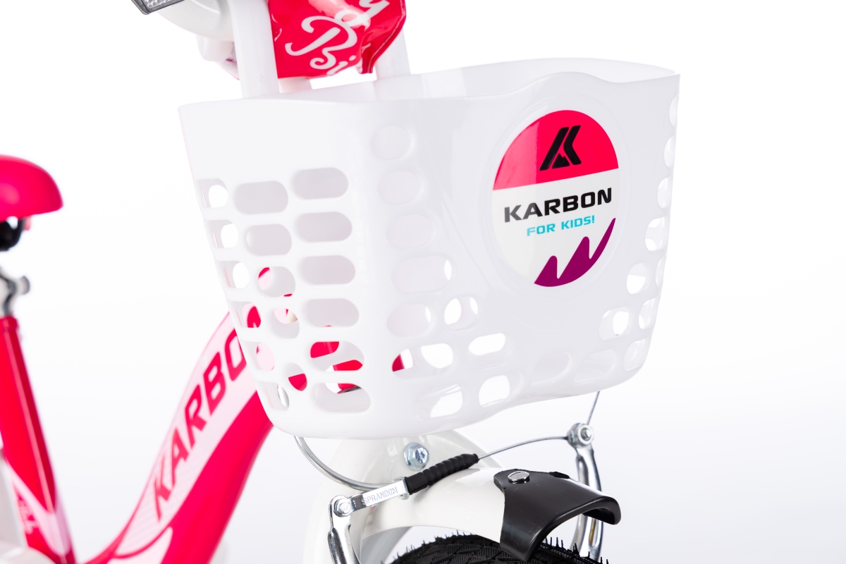 ROWER KARBON KITTY 16″ – różowo-biały