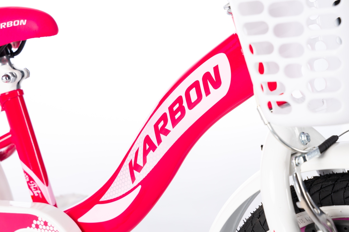 ROWER KARBON KITTY 16″ – różowo-biały