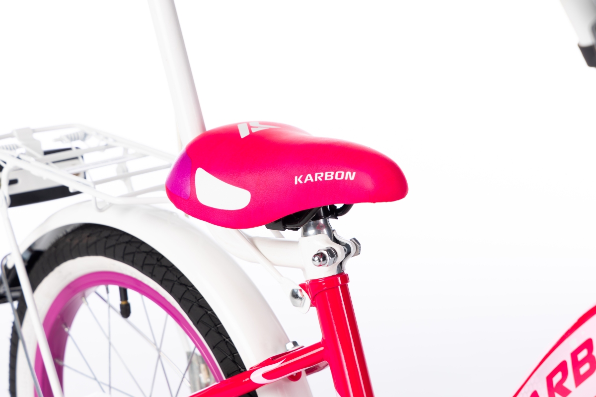 ROWER KARBON KITTY 16″ – różowo-biały