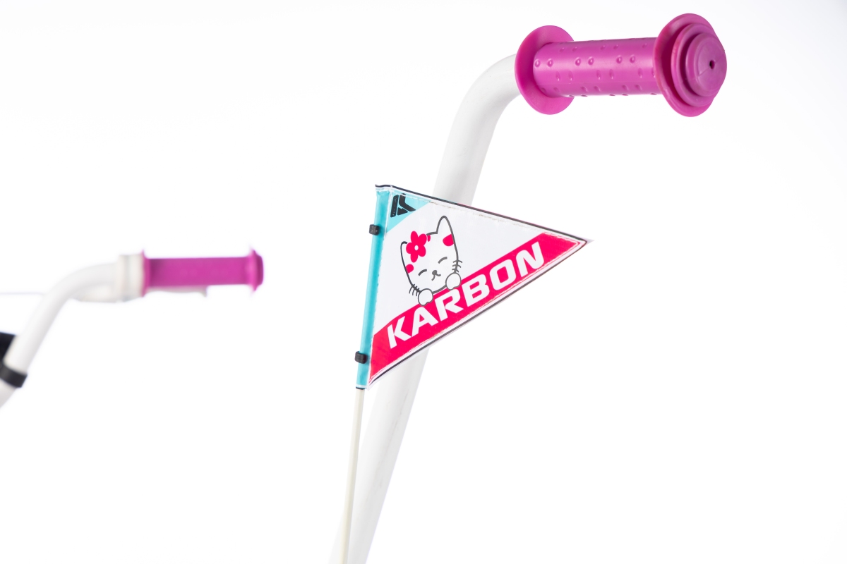 ROWER KARBON KITTY 16″ – różowo-biały