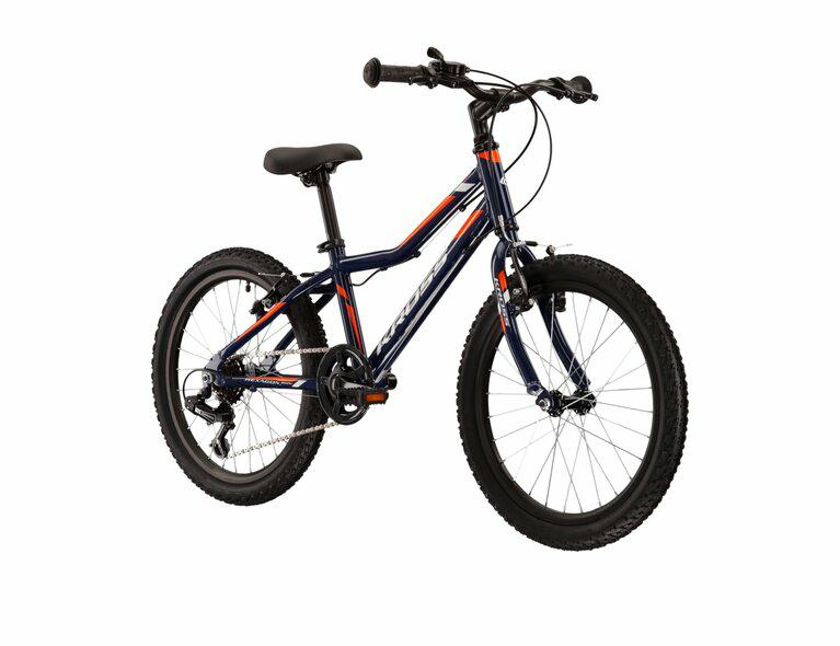 ROWER KROSS HEXAGON MINI 1.0 2025/2026 – granatowo-biało-pomarańczowy połysk