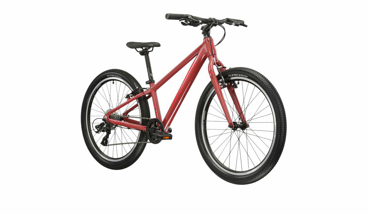 ROWER KROSS LEA JR 1.0 2025 – bordowo-różowy połysk