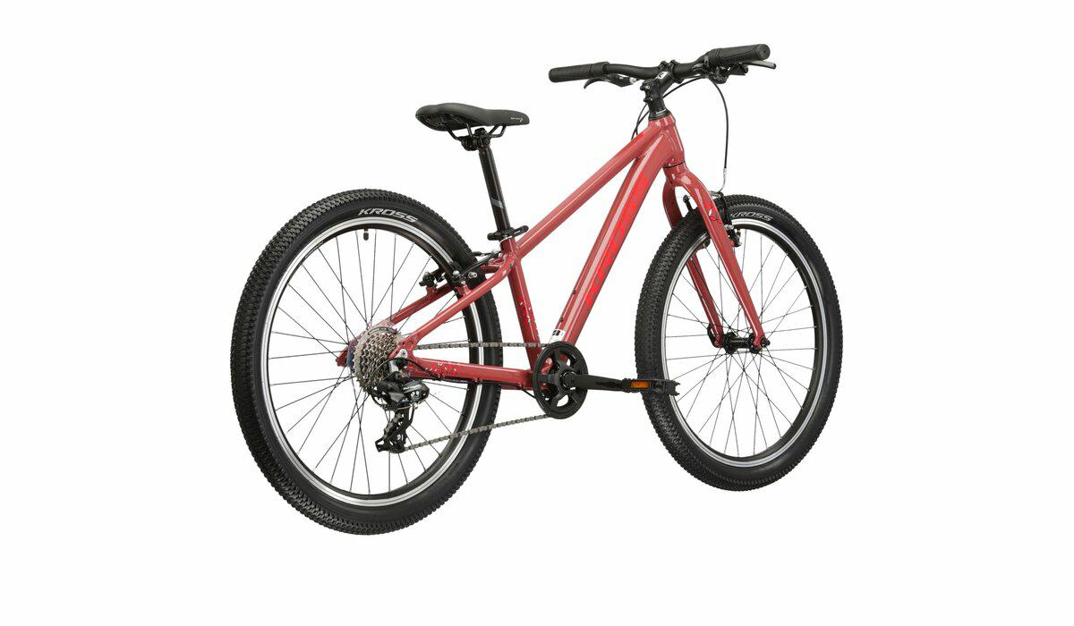 ROWER KROSS LEA JR 1.0 2025 – bordowo-różowy połysk