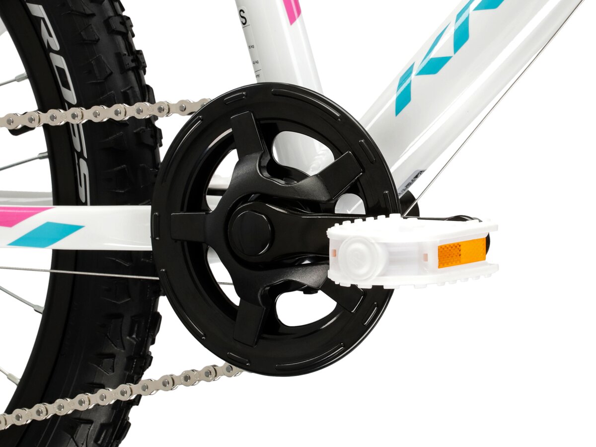 ROWER KROSS LEA MINI 1.0 2025/2026 – biało-niebiesko-różowy połysk