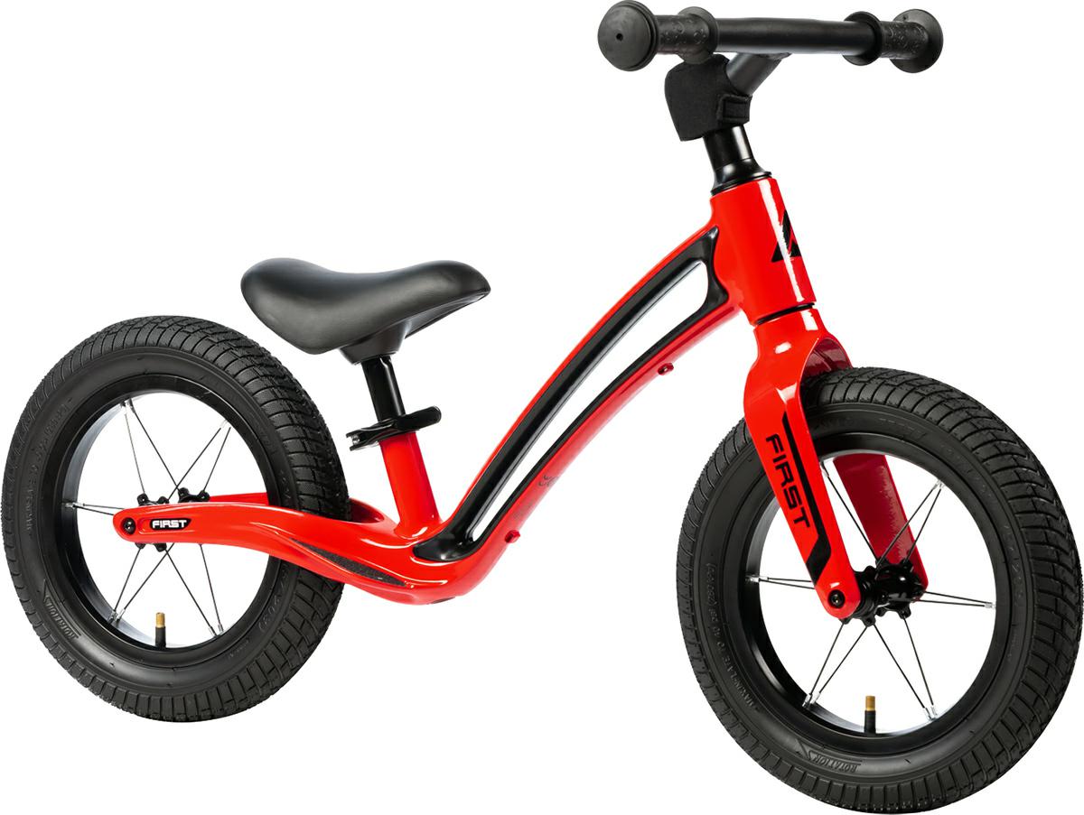 ROWEREK BIEGOWY KARBON 12″ FIRST – czerwono-czarny