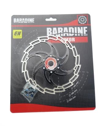 TARCZA HAMULCOWA BARADINE DB-05 – czarny, 160 mm