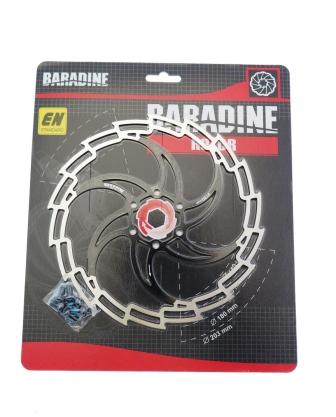 TARCZA HAMULCOWA BARADINE DB-05 – czarny, 180 mm