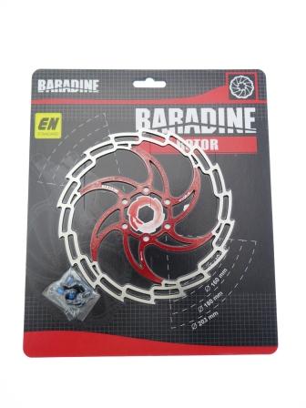 TARCZA HAMULCOWA BARADINE DB-05 – czerwony, 160 mm