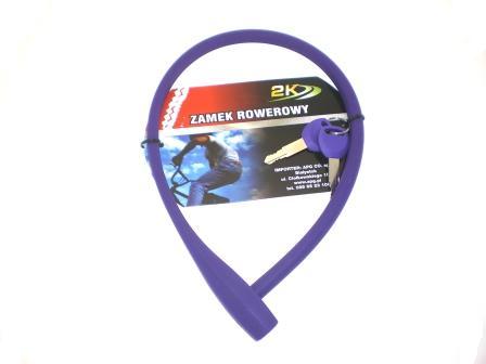 ZAMEK ROWEROWY 2K HW250001/10-60 (PIĘĆ KOLORÓW)